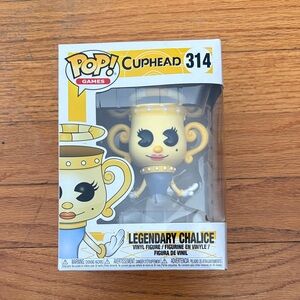 Funko Pop! Games Cuphead Legendary Chalice Figure - Yellow and White